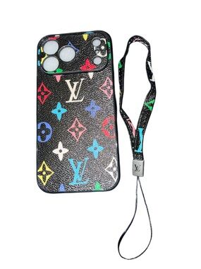 iPhone 17 Pro Max Monogram Phone Case | Colorful Designer Style Protective Case
